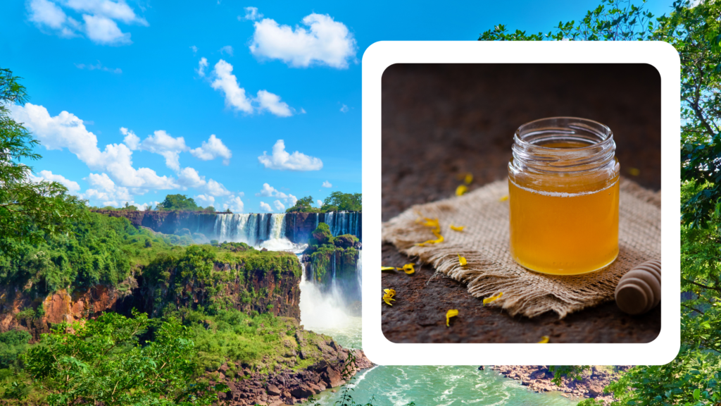 Pure and flavorful honey from the heart of Argentina, a sweet delight from South America.