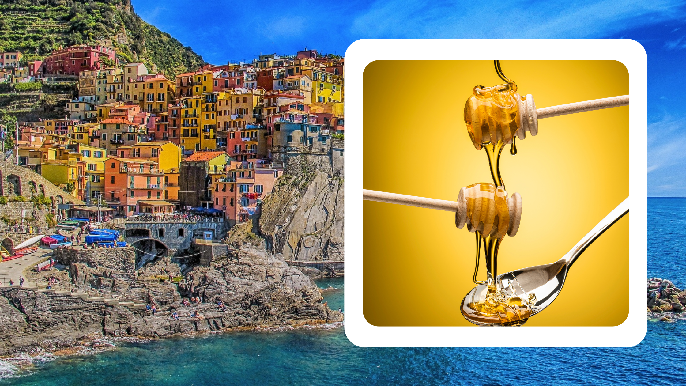 Italian honey, a golden delight from the heart of Mediterranean flavors and traditions.