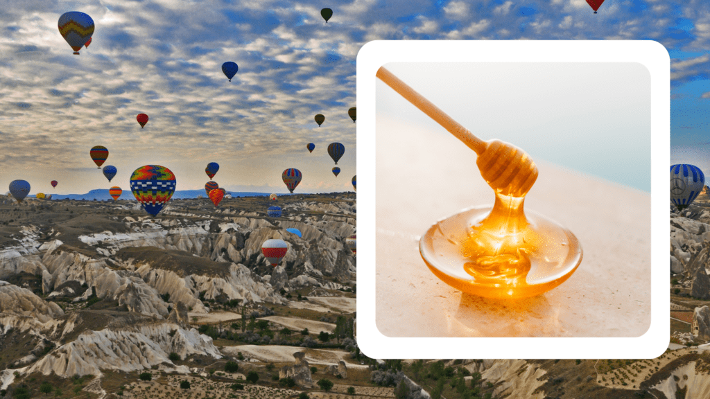Delicious Turkish honey, a golden treat from the crossroads of Europe and Asia.