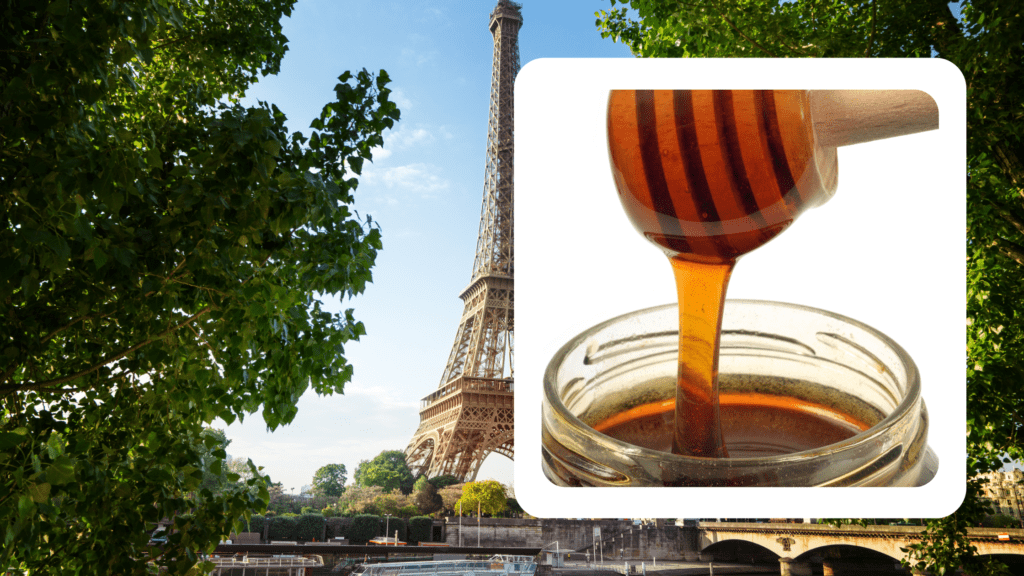 Delicious French honey, a golden delight from the land of romance and flavor.